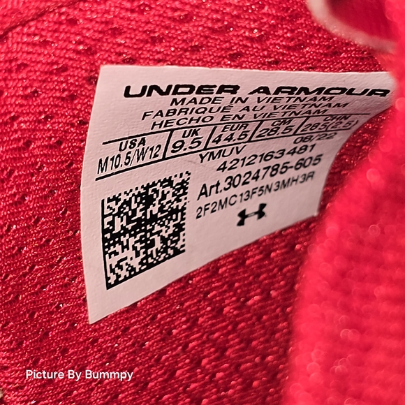 Under Armour Curry Flow 8, specifically in a red and white colorway - Picture 11 of 11
